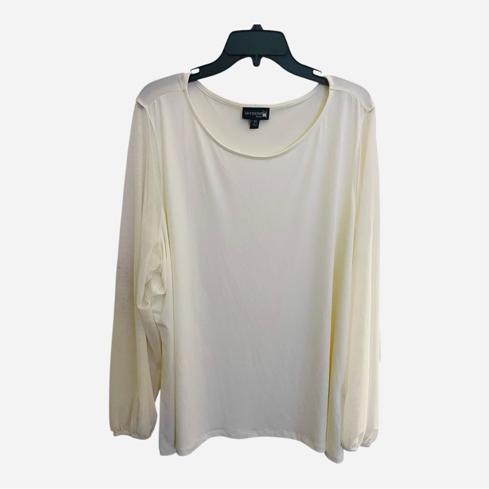 Anthony Cream Long Sleeve Blouse